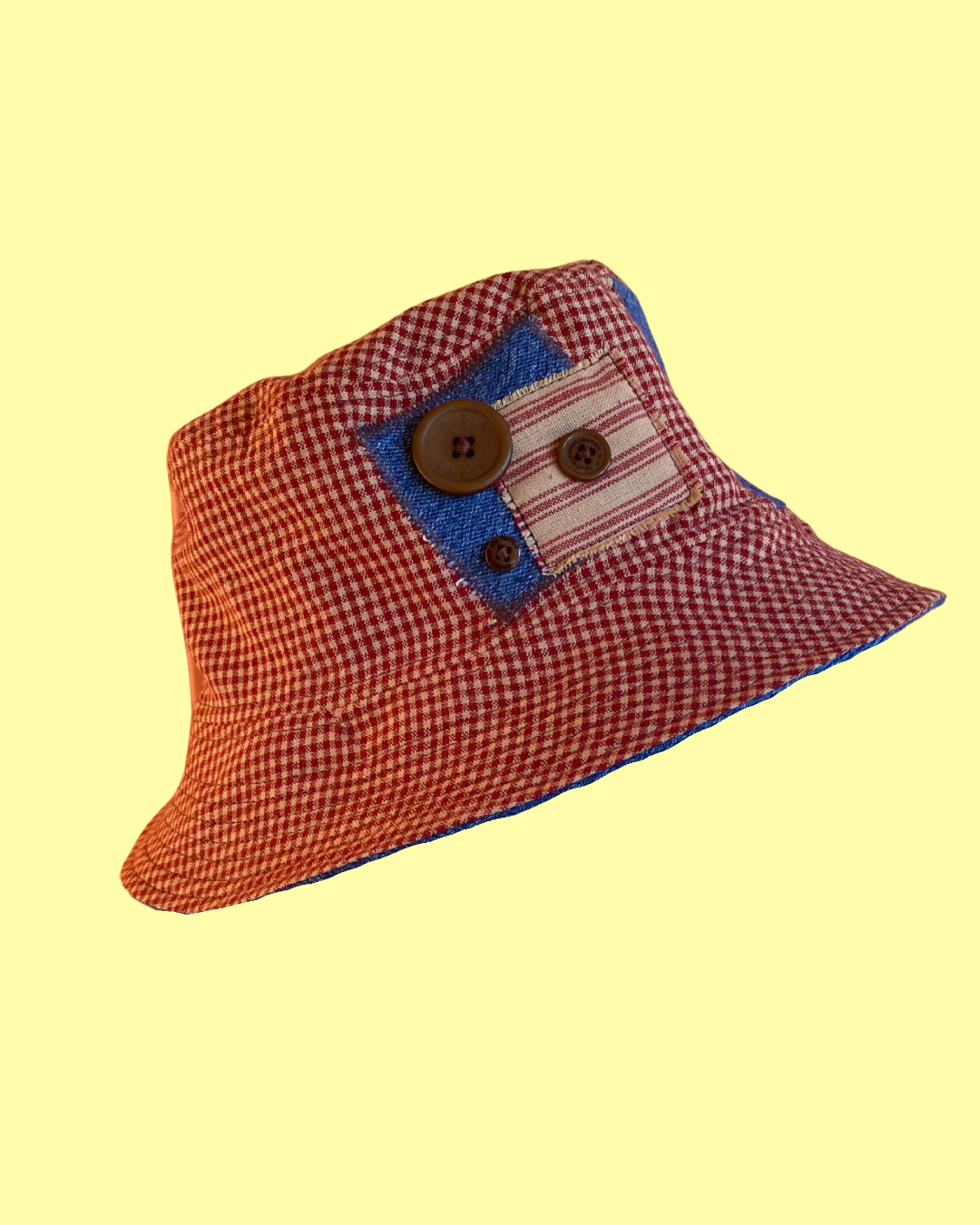 Red Patchy Bucket Hat