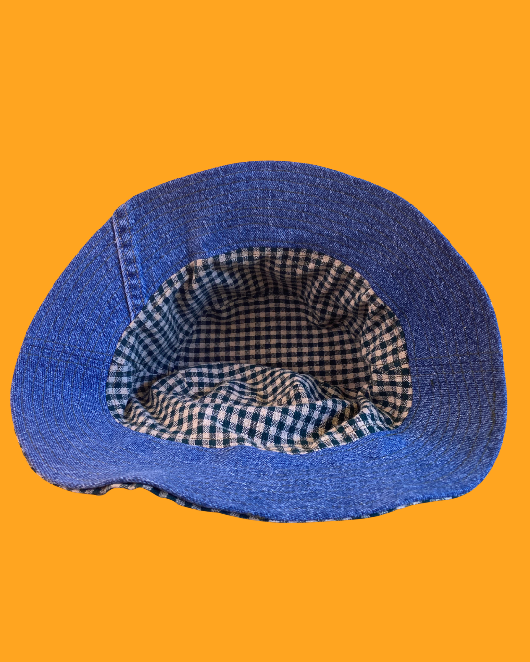 Green Gingham Bucket Hat
