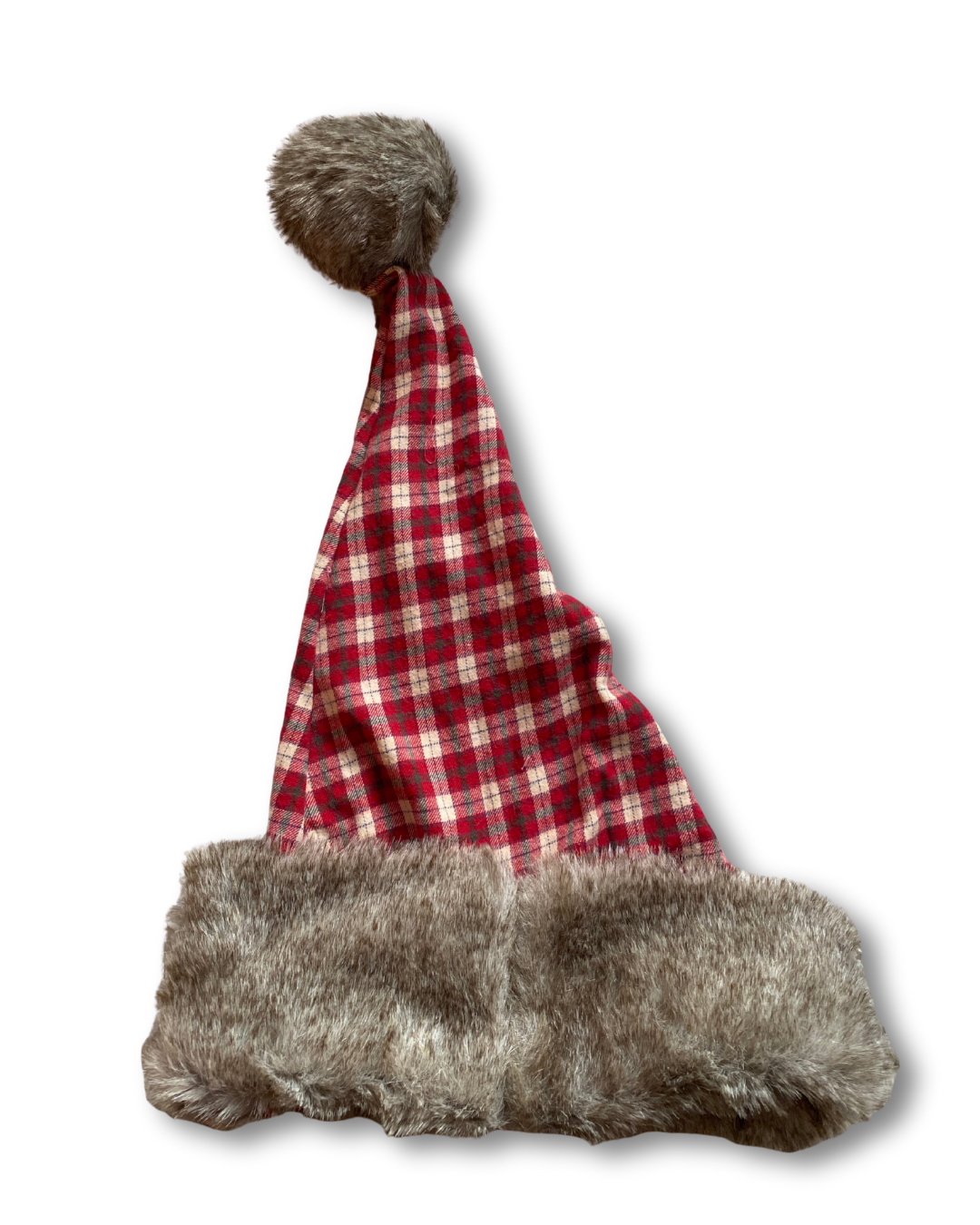 Flannel Santa Hat