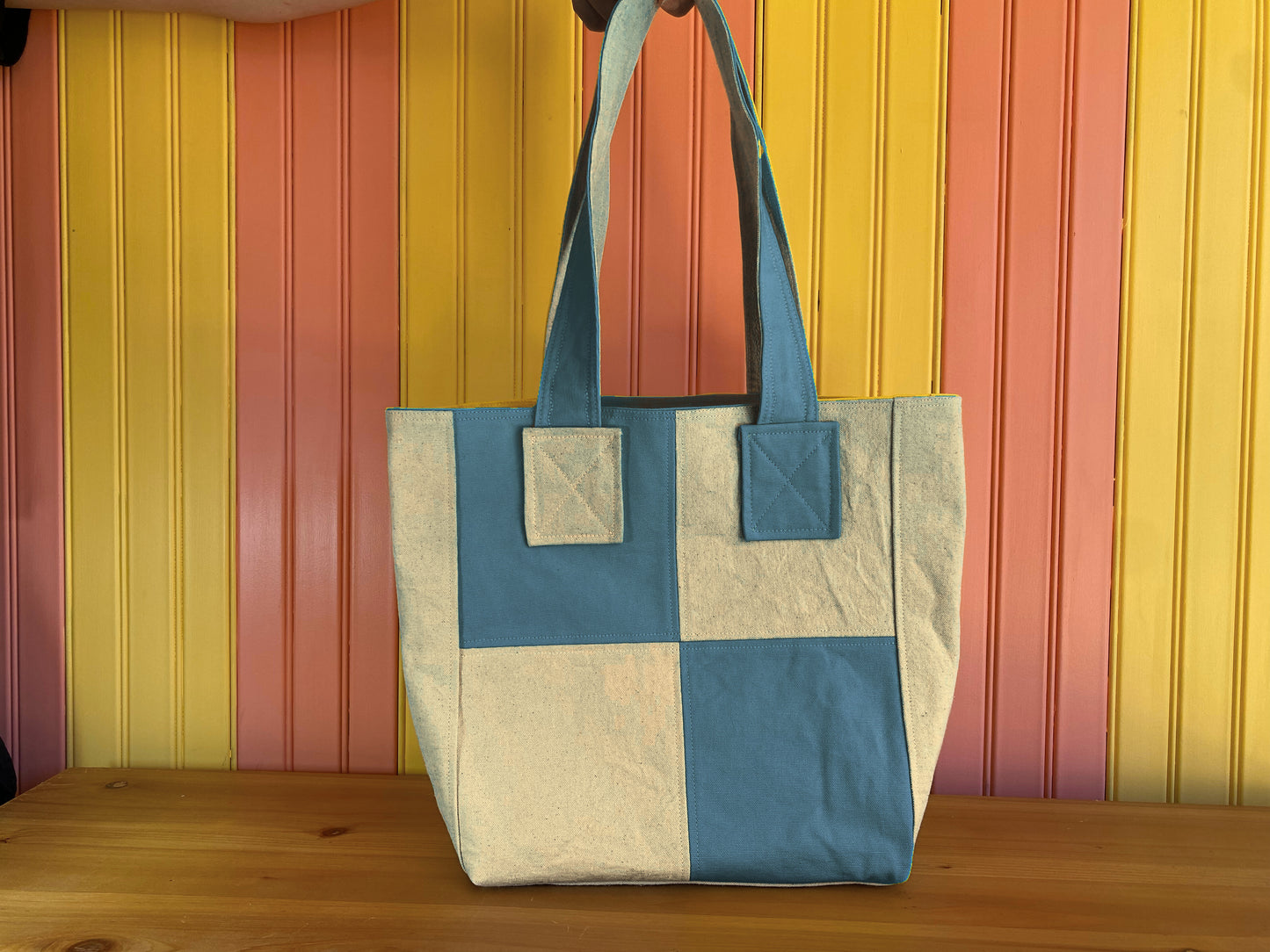 Checkered Tote