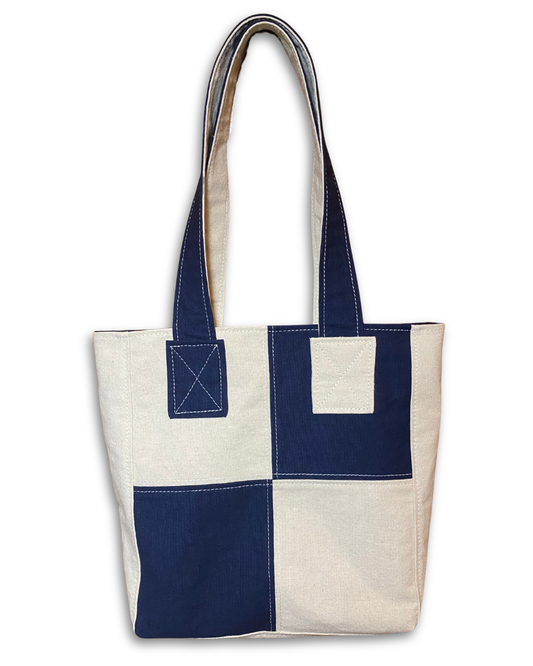 Navy Canvas Tote