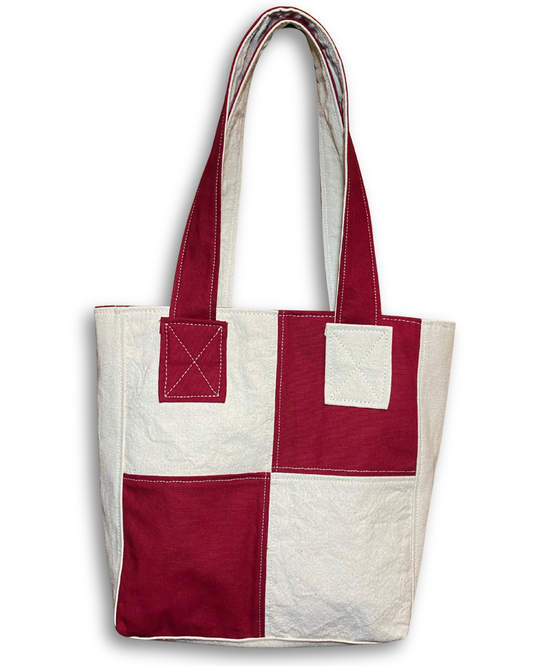 Red Canvas Tote