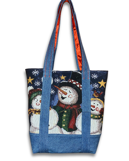 Snowman Tote