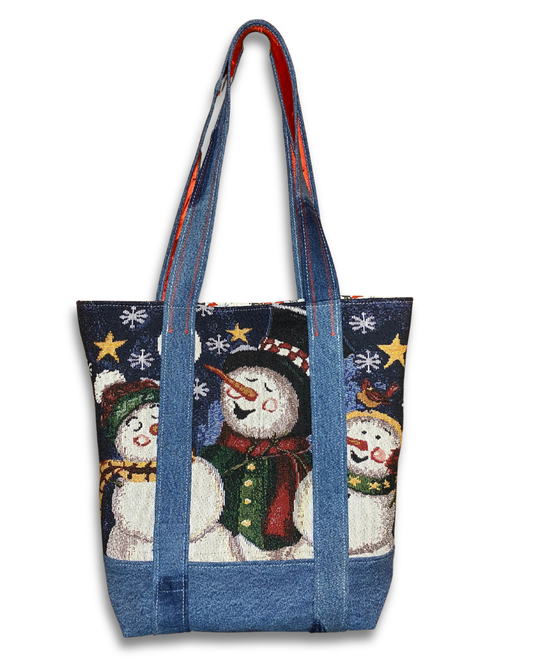Snowman Tote