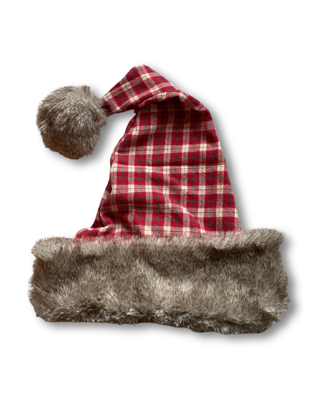 Flannel Santa Hat