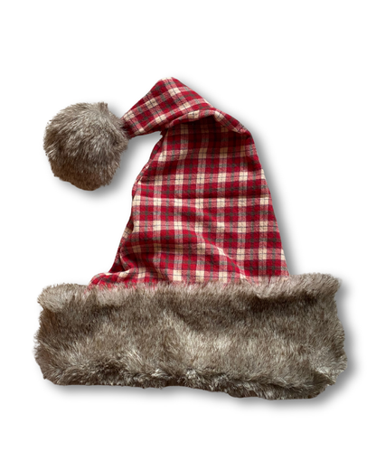 Flannel Santa Hat