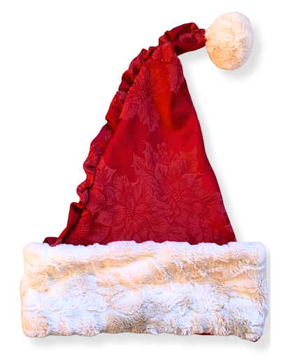 Red Ruffle Santa Hat