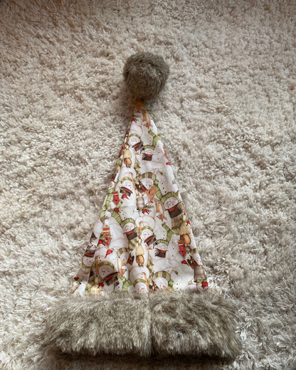 Snowman Santa Hat