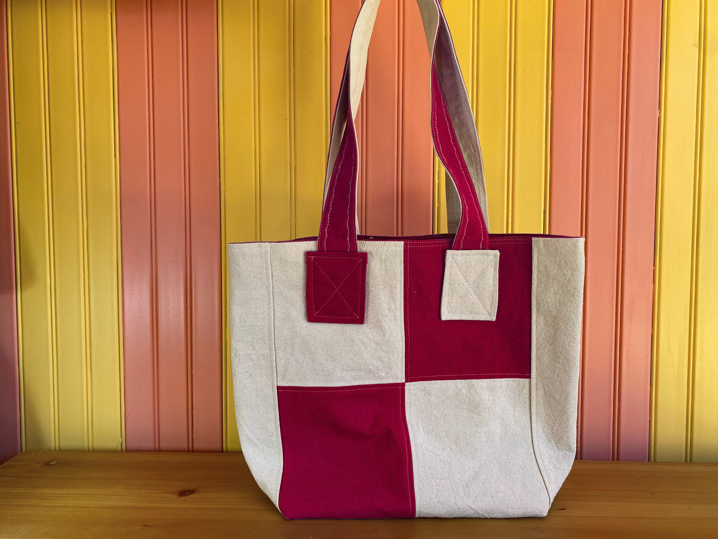 Checkered Tote