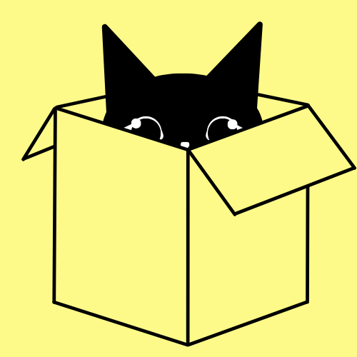 Black Cat Brown Box