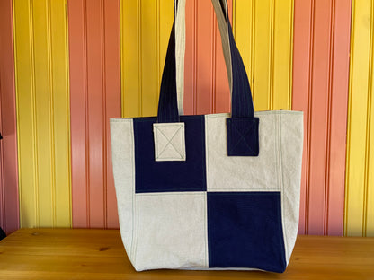 Checkered Tote