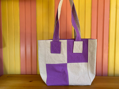 Checkered Tote