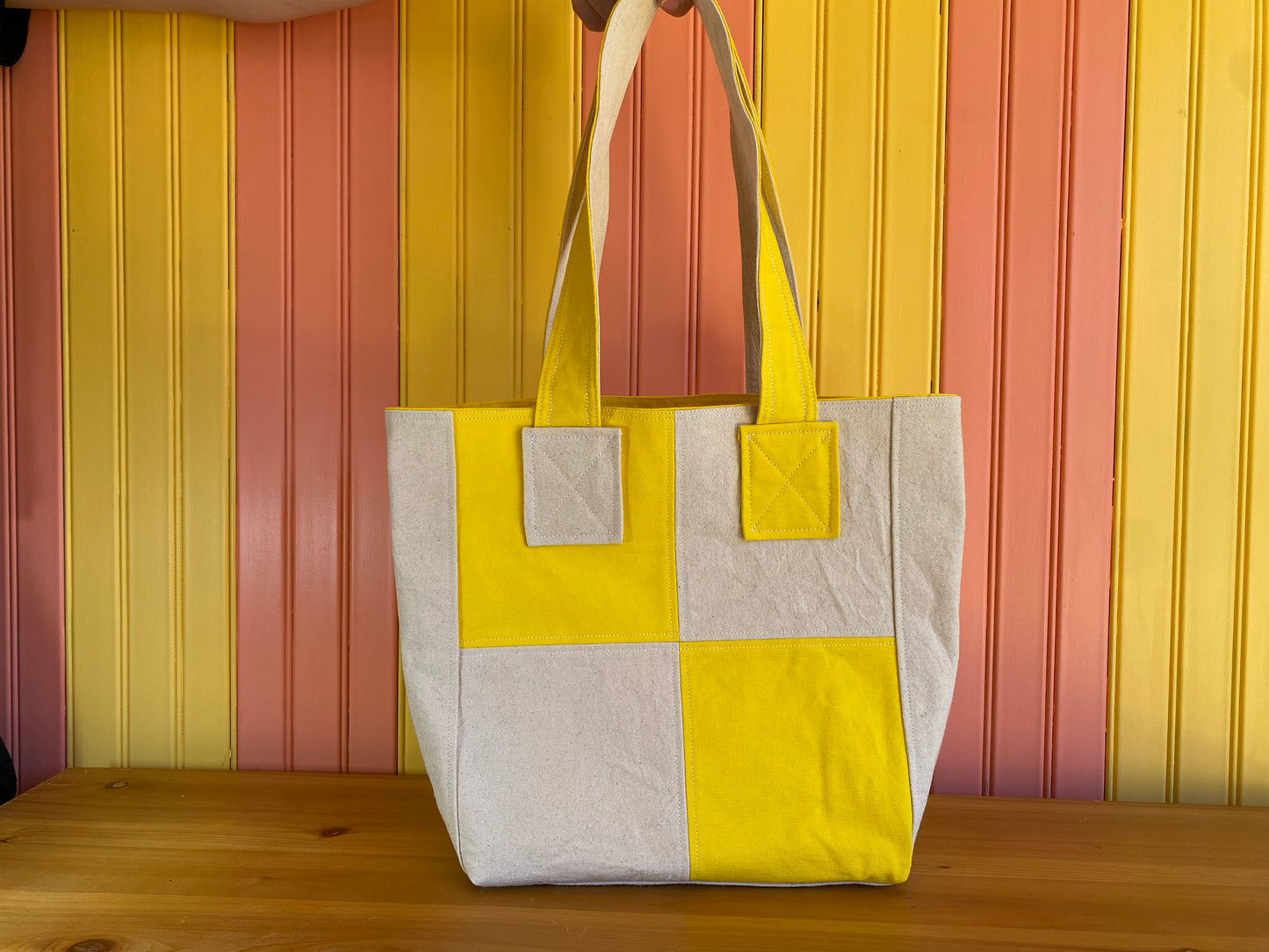 Checkered Tote